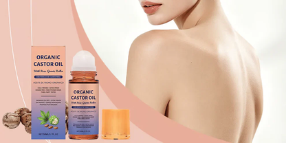 🔥BUY 1 GET 1 FREE🔥Organic Golden Castor Oil Roll-On with Rose Quartz