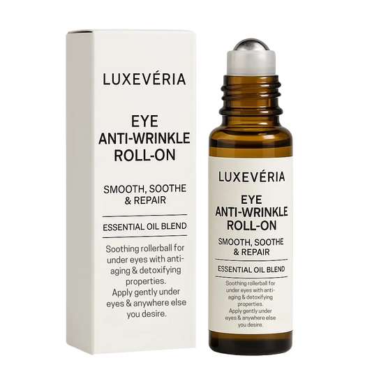 Luxevéria Eye Roller for Puffiness | Removes 97% of under-eye bags in 60 seconds — Instantly look 10 years younger!