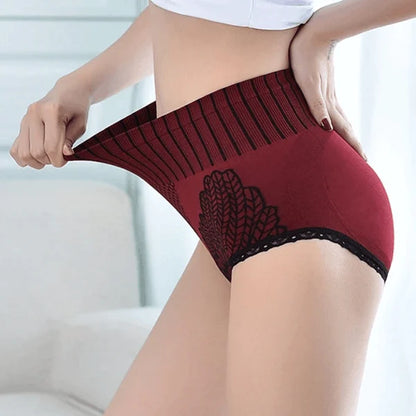 New Womens Lace Panties High Waist Pnties
