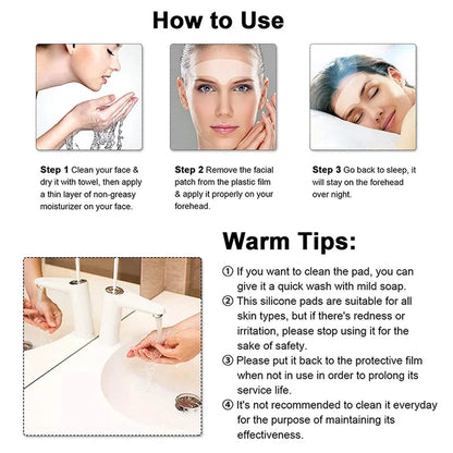 Anti-Wrinkle Reusable Silicone Patches