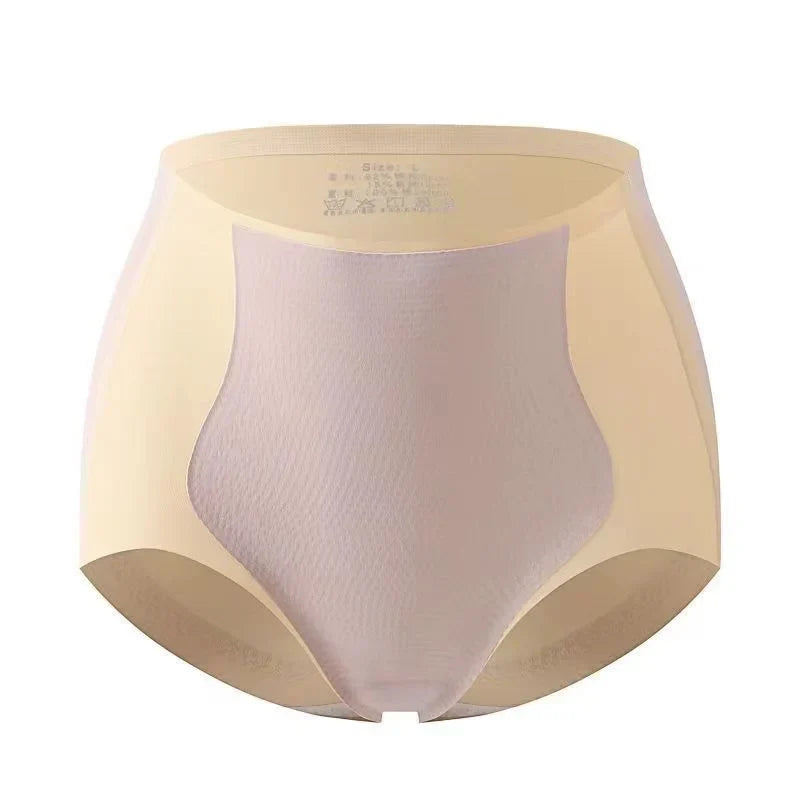 COLOR BLOCK TRACELESS HIP LIFTING SHAPING PANTIES