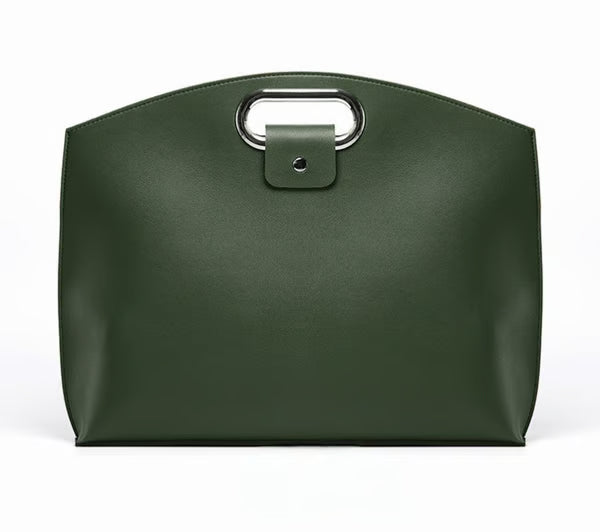 The 2-Piece Set: Sophisticated Business Waterproof Leather Laptop & Tote Set