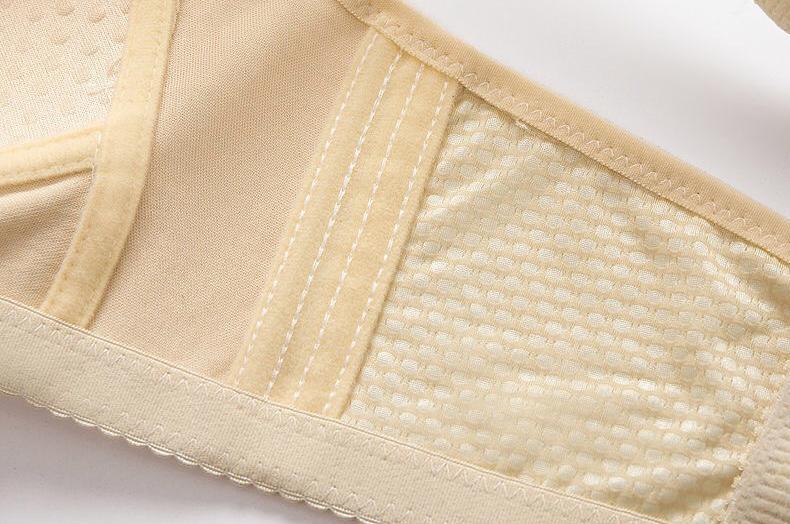 2023 WOMEN BACK BUCKLE COTTON BRAS WIRE FREE PLUS SIZE SHOULDER STRAPS BRASIERES COMFORT