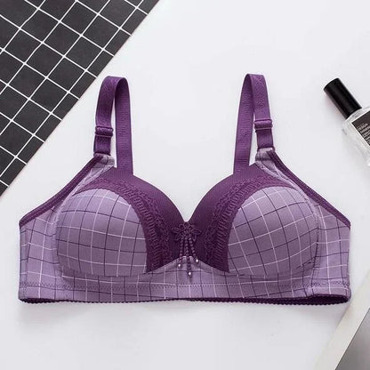 Comfort type no steel ring bra