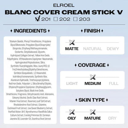 💥BUY 1 GET 1 FREE💥⏰💕🌟Cream Stick V White Korean Color-Changing Foundation Stic