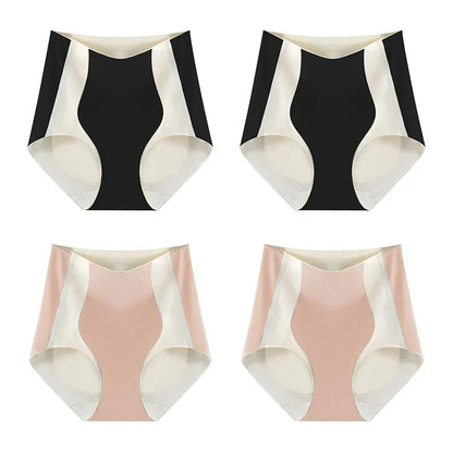 COLOR BLOCK TRACELESS HIP LIFTING SHAPING PANTIES