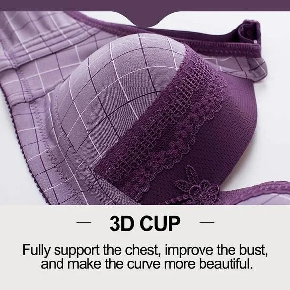 Comfort type no steel ring bra