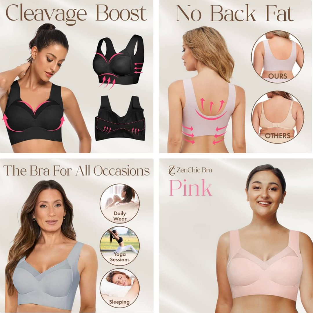 Plus Size Seamless Push Up Wireless Bras
