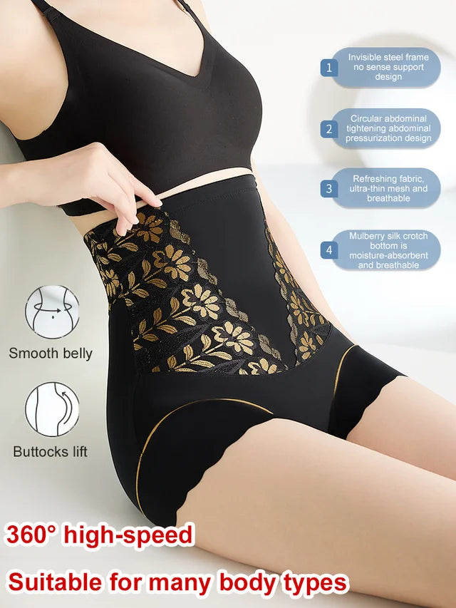 WOMENS HIGH WAIST SHAPING PANTIES