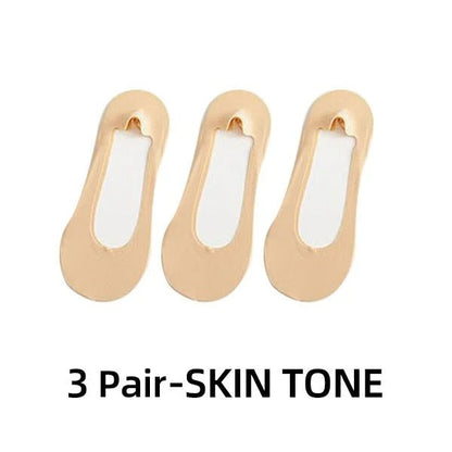 2022 Invisible Non-slip Ice Silk Socks