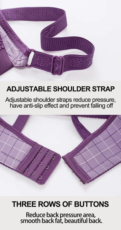 Comfort type no steel ring bra