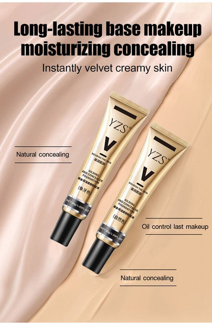 YZS Glitter Moisturizing Concealer Liquid Foundation