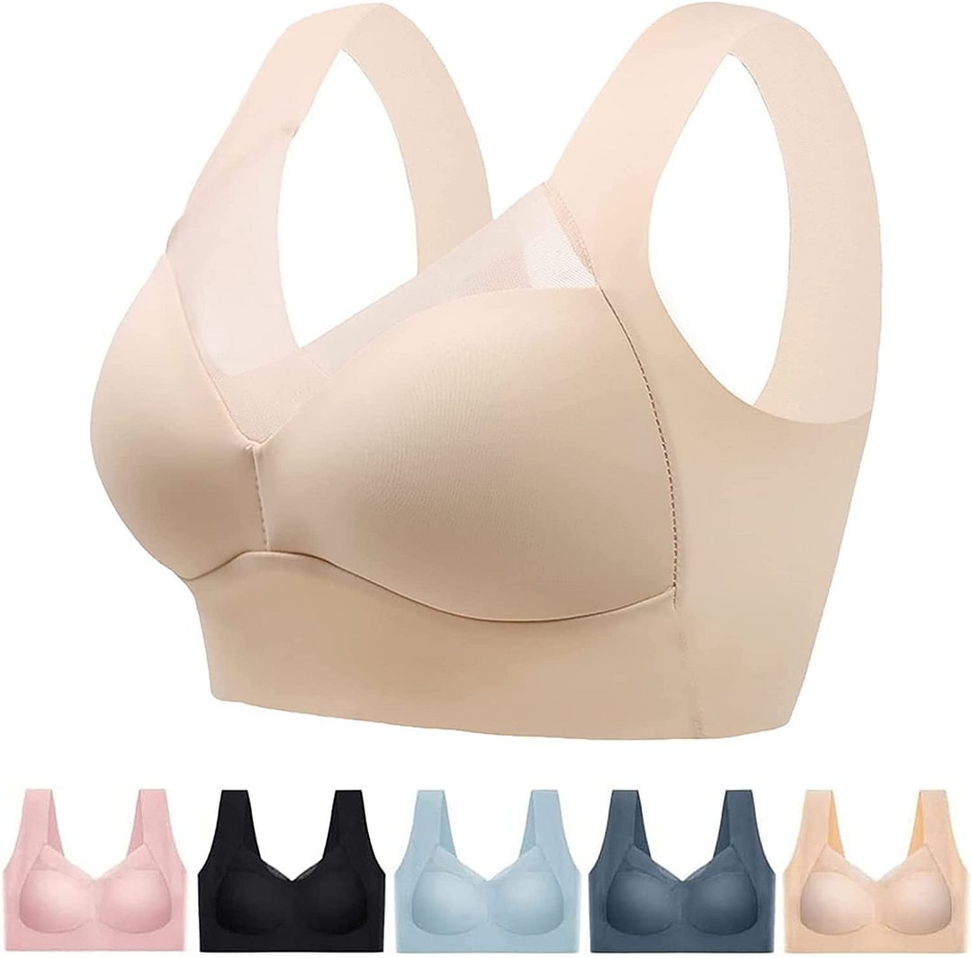 Plus Size Seamless Push Up Wireless Bras