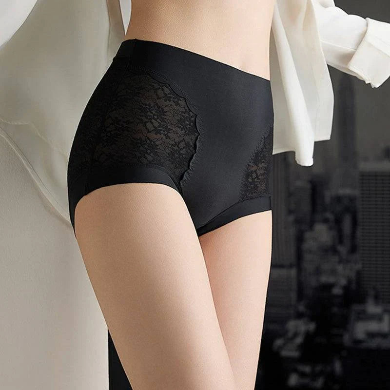 WOMENS COMFORTABLE TRACELESS LACE PANTIES