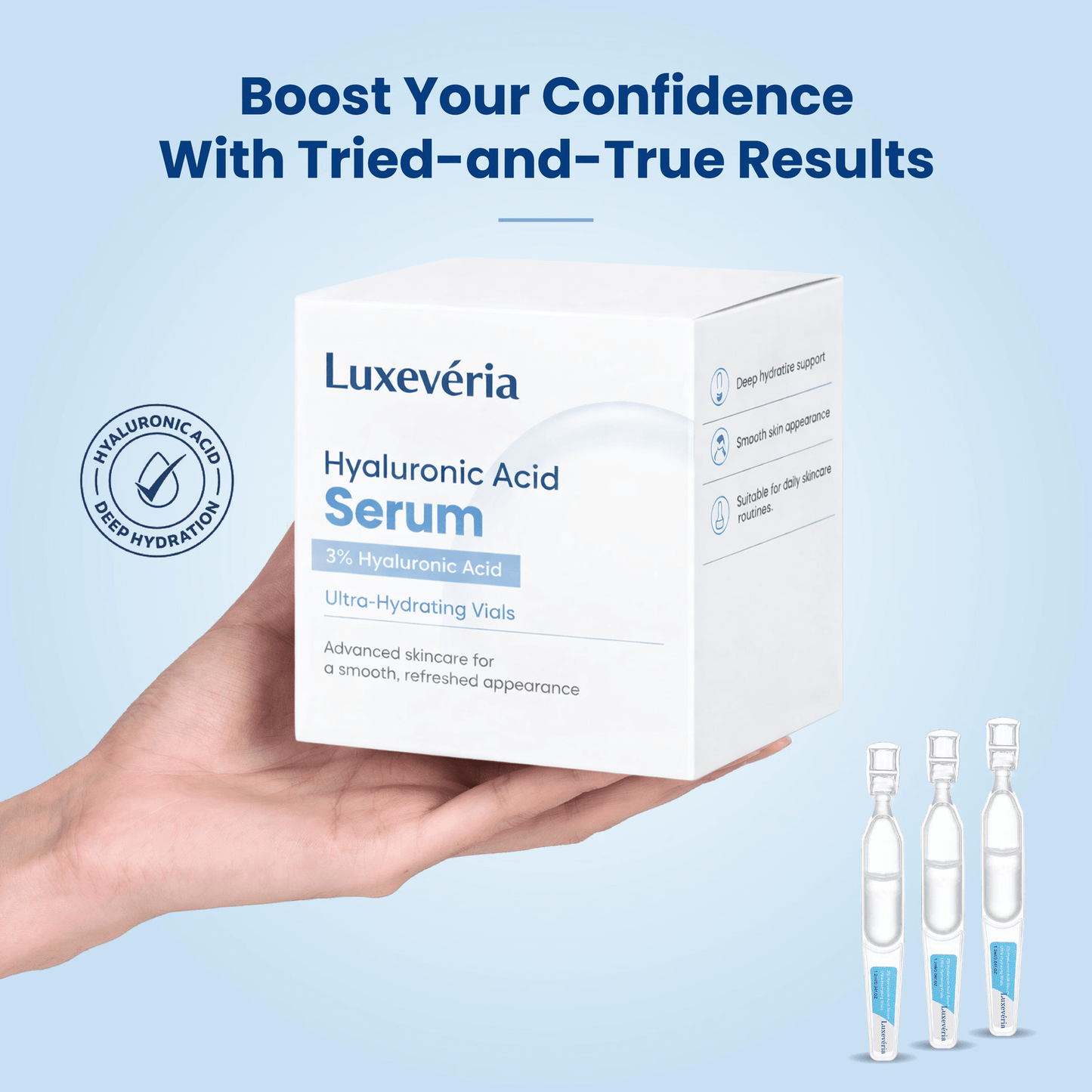✨3% Hyaluronic Acid Ultra Hydrating Serum by Luxevéria