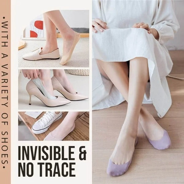 2022 Invisible Non-slip Ice Silk Socks