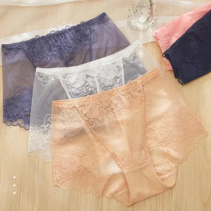 LADIES SILK LACE HANDMADE PANTIES