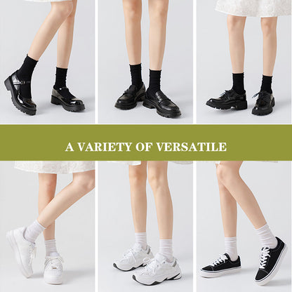 Thin Loose Socks Pile Socks Solid Colors Ice