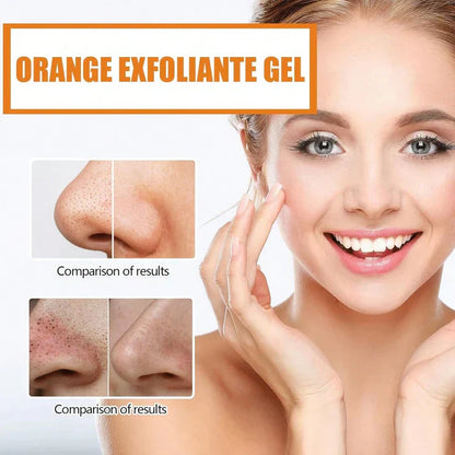 Orange Exfoliating Gel Facial Cleansing Whole Body Scrub Dead Skin Custard