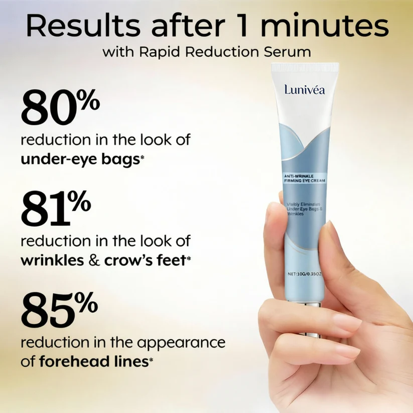 Results In 60 Seconds - Lunivéa™ Rapid Wrinkle-Reducing Serum for Wrinkles, Bags & Dark Circles