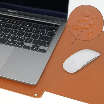 The 2-Piece Set: Sophisticated Business Waterproof Leather Laptop & Tote Set