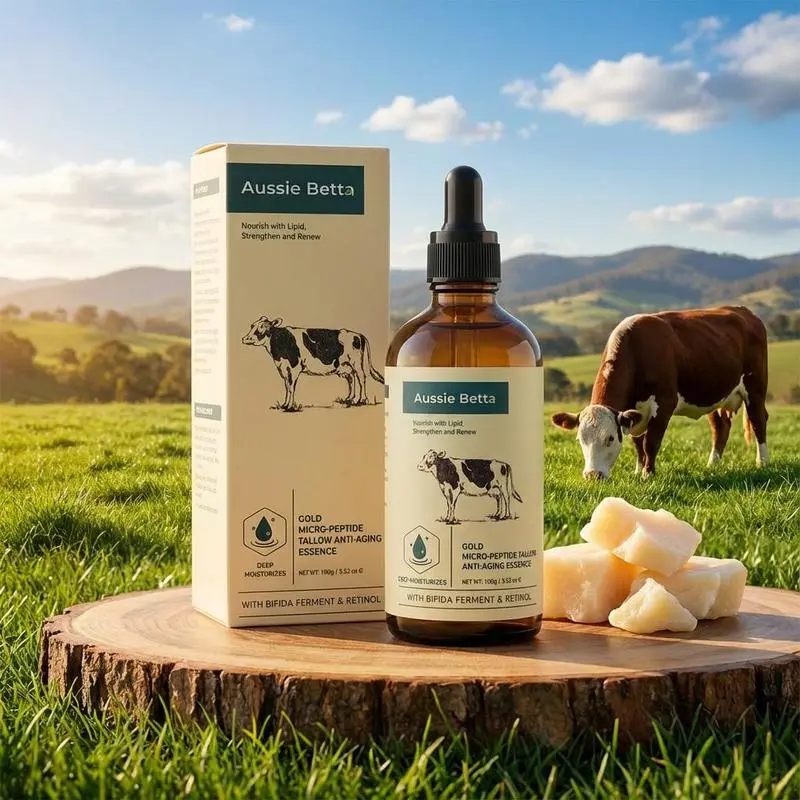 Aussie Betta Gentle Retinol Tallow Serum | Sensitive Skin & Rosacea Safe Anti-Aging | Australian Grass-Fed