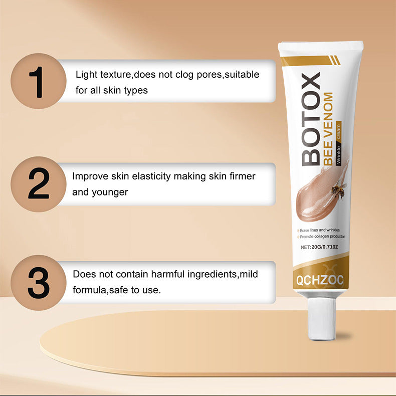 ✨Bee venom facial care ✨Smooth the Look of Wrinkles in 2 minutes — Fast, effective anti-ageing serum — save time and money