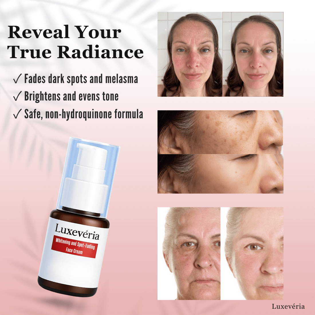 🏆Luxevéria: The Japanese Geisha's "Lost Secret" for Porcelain Skin—Without the Industrial Chemicals Banned in Europe