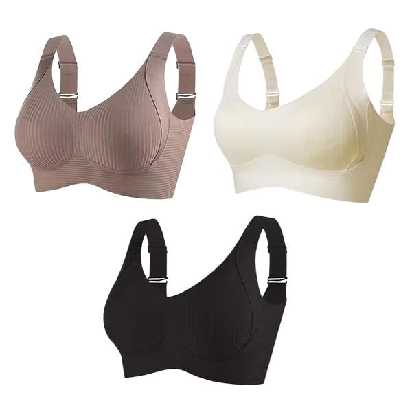 🔥Women's Ribbed Adjustable Wireless Bra