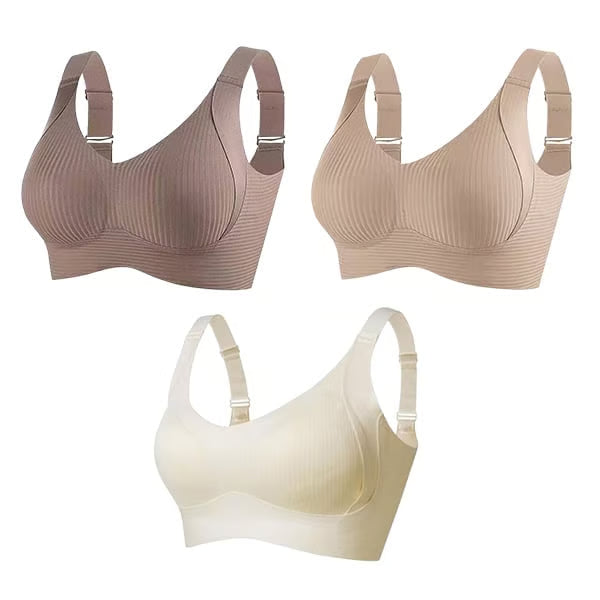🔥Women's Ribbed Adjustable Wireless Bra