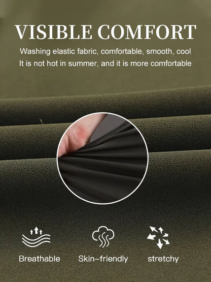 🔥Buy one get one free🔥 multi-pocket stretch casual pants