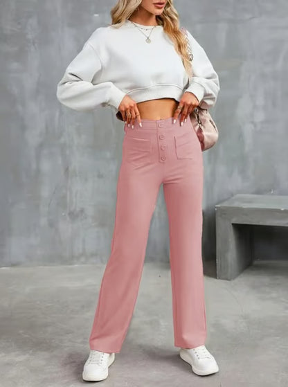 🔥Buy one get one free🔥 multi-pocket stretch casual pants