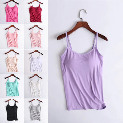 🔥Buy one get one free🔥 Tank with Built-in Bra