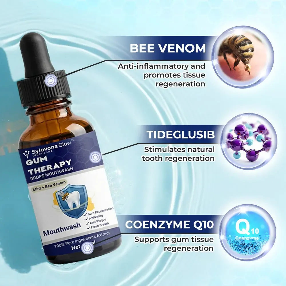 Sylovona Glow™ Dissolves Tartar and Rebuilds Your Gums Without Surgery