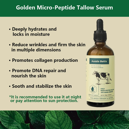 Aussie Betta Gentle Retinol Tallow Serum | Sensitive Skin & Rosacea Safe Anti-Aging | Australian Grass-Fed