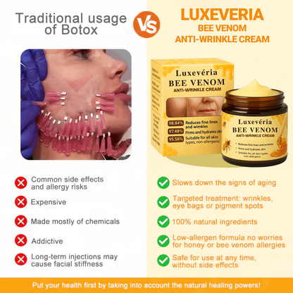 🏆Flash Sale Buy 1 get 1 Free⚡ Luxevéria Bee Venom Firming & Anti-Wrinkle Cream