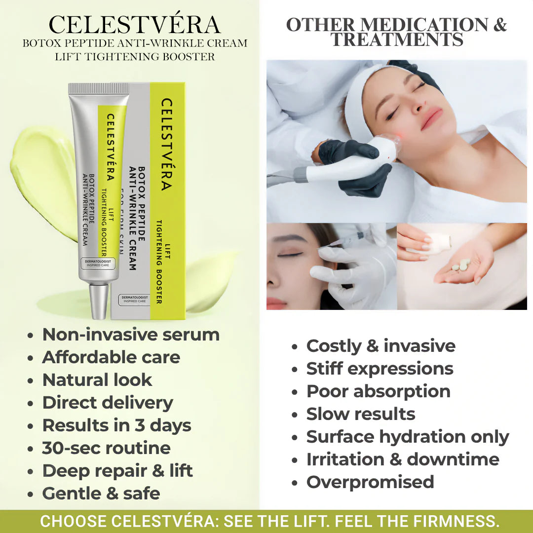 ✨ LAST DAY BUY 1 GET 1 FREE✨Celestvéra: Get Botox-Level Tightening Without the Needle, Stroke Face, or 800 Maintenance!