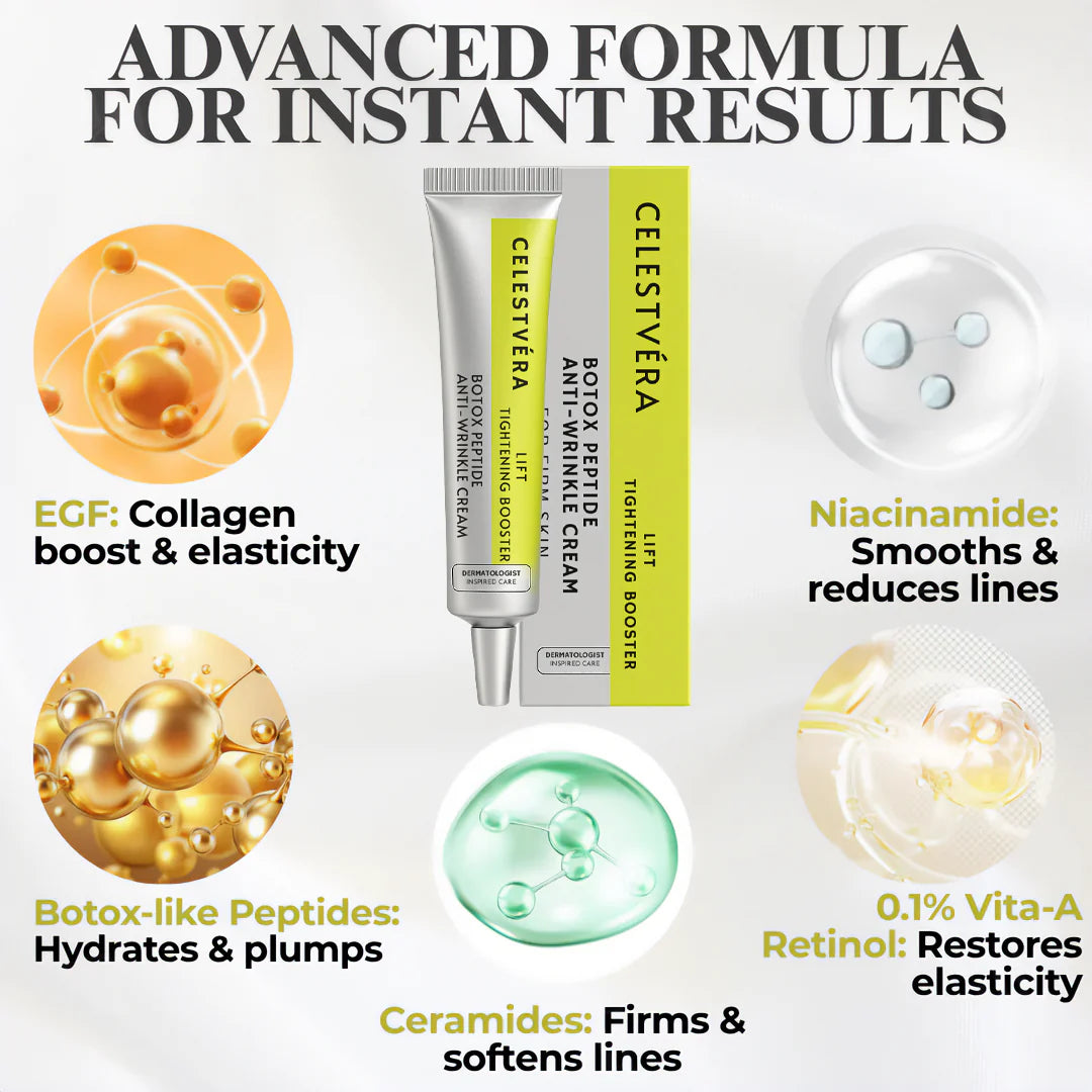 ✨ LAST DAY BUY 1 GET 1 FREE✨Celestvéra: Get Botox-Level Tightening Without the Needle, Stroke Face, or 800 Maintenance!