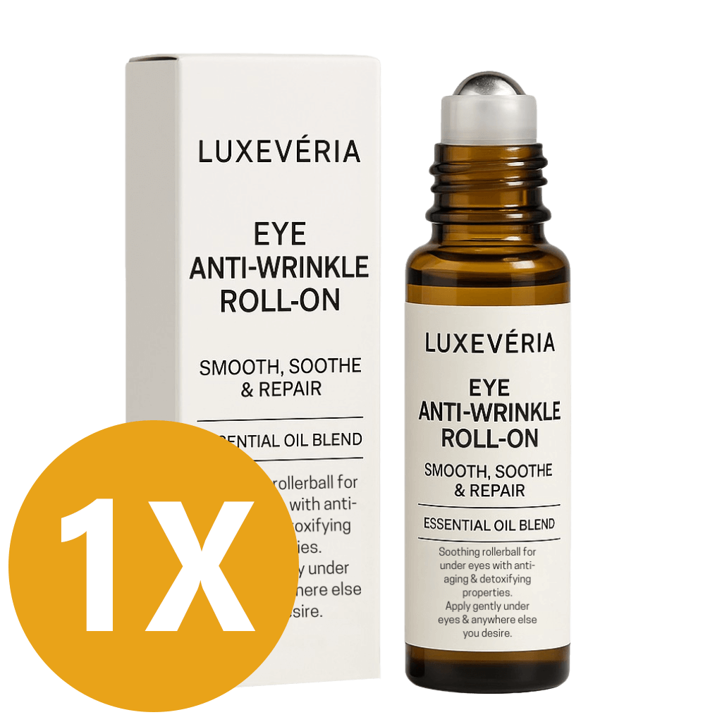 Luxevéria Eye Roller for Puffiness | Removes 97% of under-eye bags in 60 seconds — Instantly look 10 years younger!