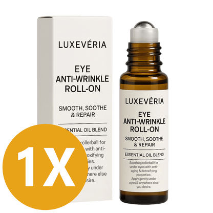 Luxevéria Eye Roller for Puffiness | Removes 97% of under-eye bags in 60 seconds — Instantly look 10 years younger!