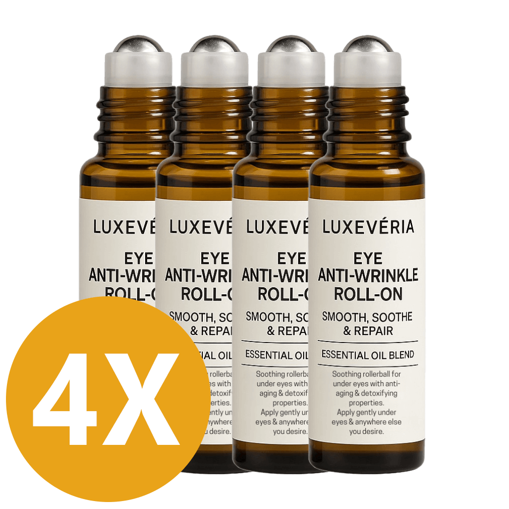 Luxevéria Eye Roller for Puffiness | Removes 97% of under-eye bags in 60 seconds — Instantly look 10 years younger!