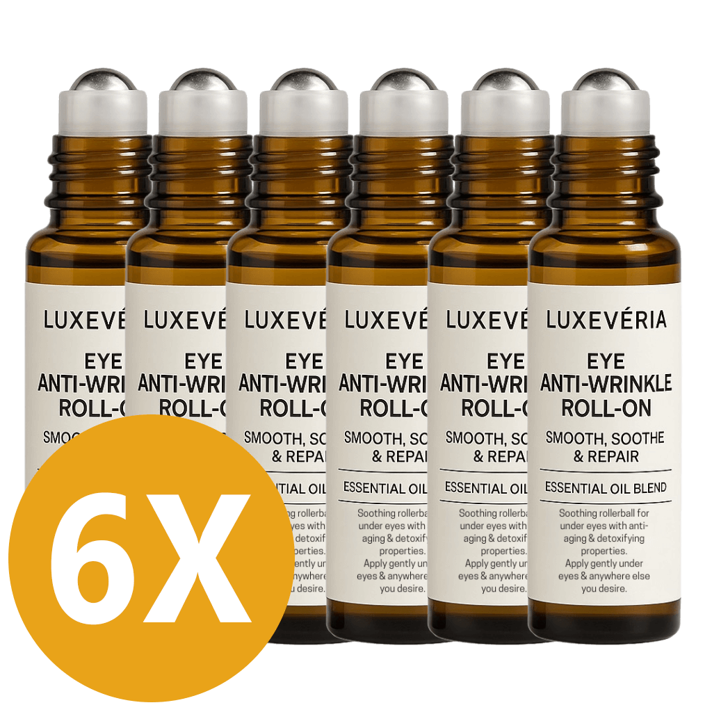Luxevéria Eye Roller for Puffiness | Removes 97% of under-eye bags in 60 seconds — Instantly look 10 years younger!