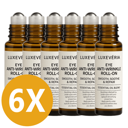 Luxevéria Eye Roller for Puffiness | Removes 97% of under-eye bags in 60 seconds — Instantly look 10 years younger!